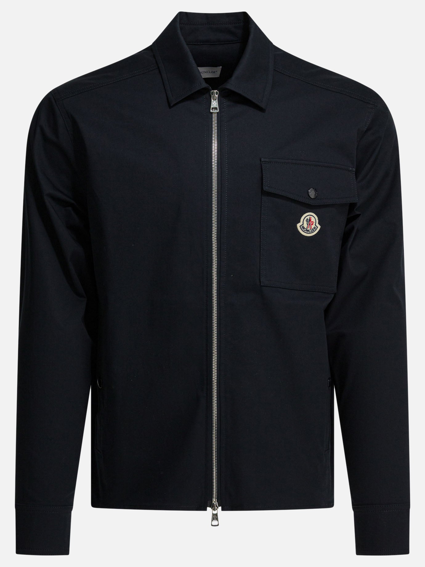 Overshirt jackets Logo  Blue - Moncler Men | PDP | VIETTI Online Store | thumbnail
