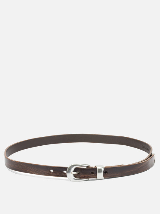 Leather belts 100% leather  Brown - Our Legacy Men | VIETTI Online Store 
