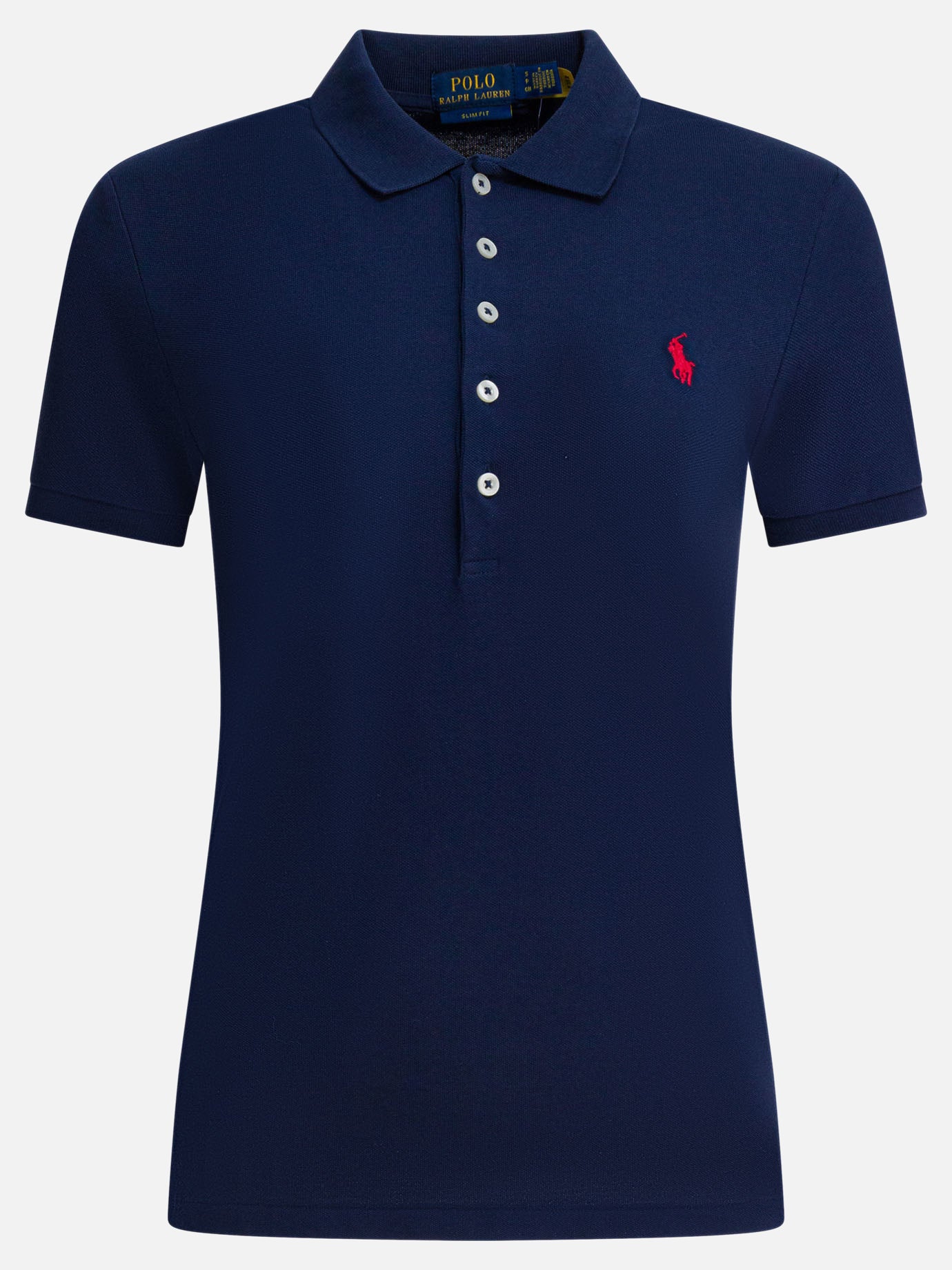 Polo con bottoni Logo  Blu - Polo Ralph Lauren Donna | PDP | VIETTI Online Store | thumbnail