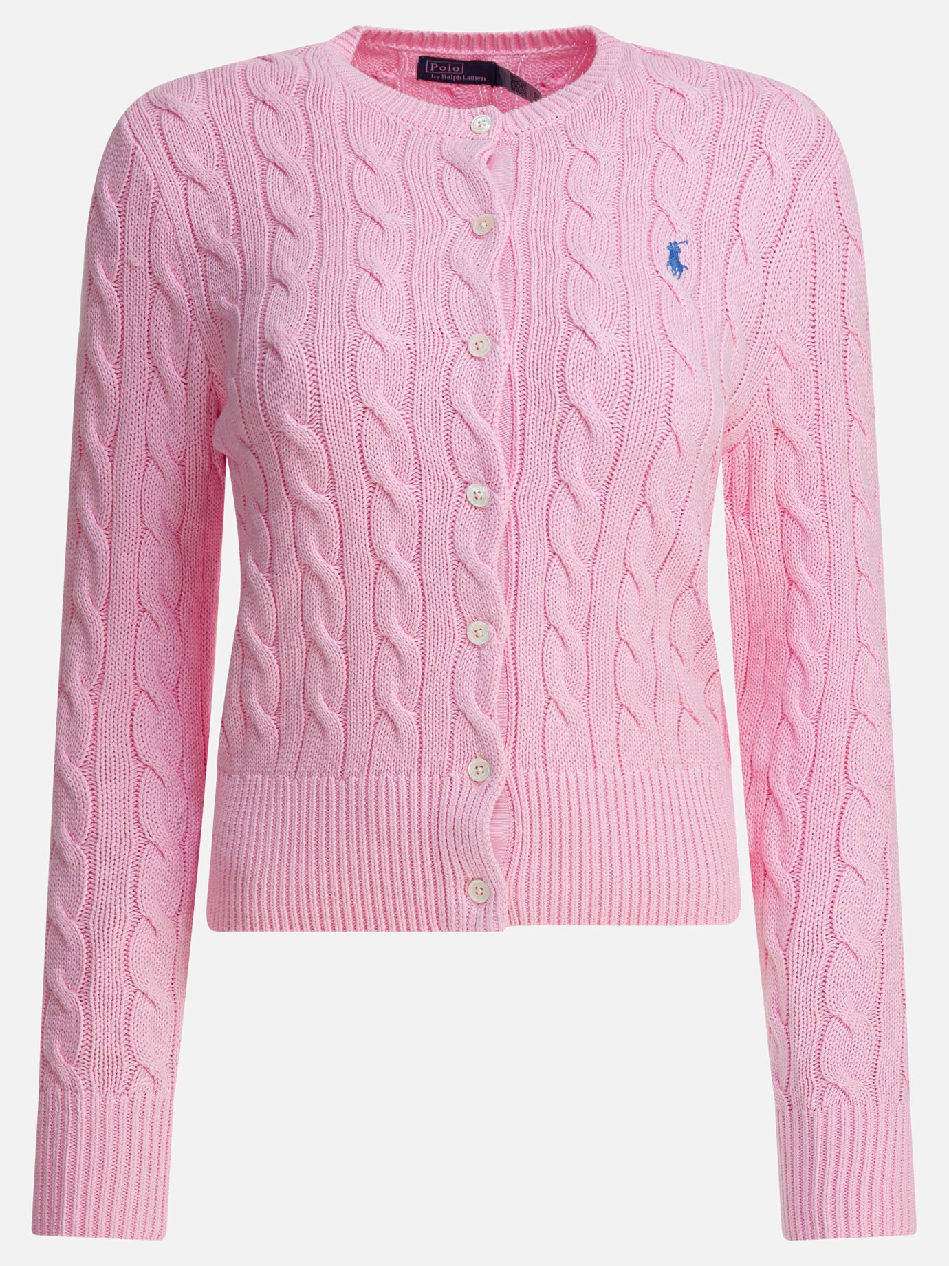Cardigan Logo  Rosa - Polo Ralph Lauren Donna | PDP | VIETTI Online Store | Zoom-Modal
