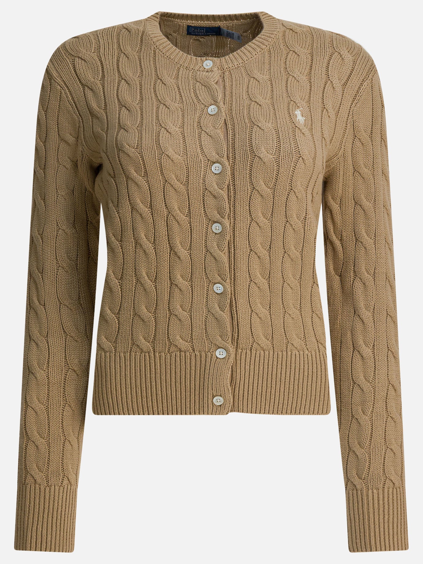 Cardigans Logo  Beige - Polo Ralph Lauren Women | PDP | VIETTI Online Store | Zoom-Modal
