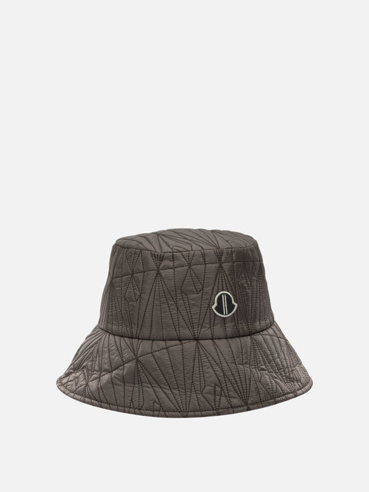 Bucket hats 100% polyester - Lining: 100% polyester - Padding: 100% polyester - Other fabric: 75% cotton 25% polyester  Grey - Rick Owens Women | PDP | VIETTI Online Store | 2
