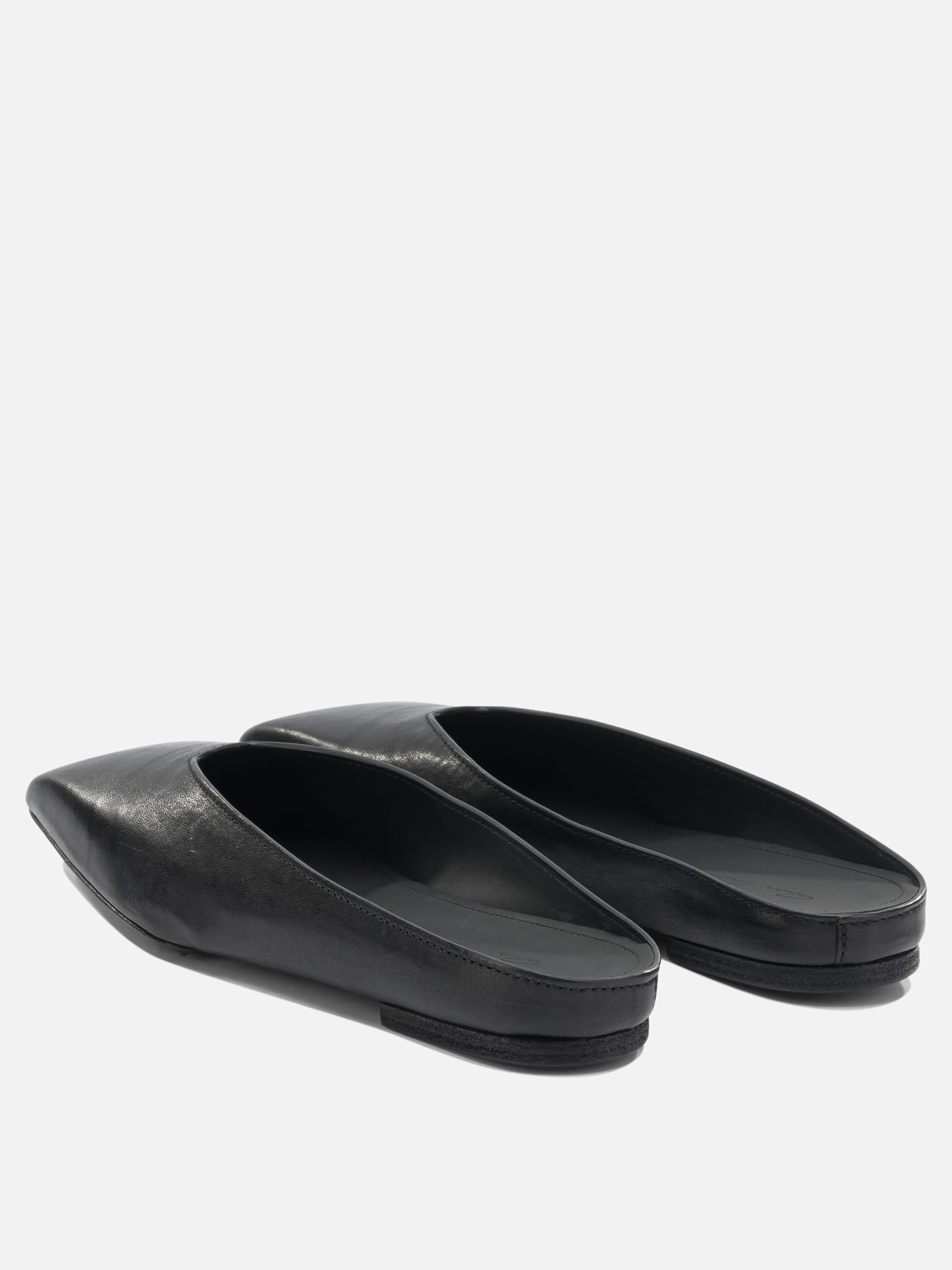 Slippers 100% ram leather - 100% cow leather  Black - Rick Owens Women | PDP | VIETTI Online Store | thumbnail_4