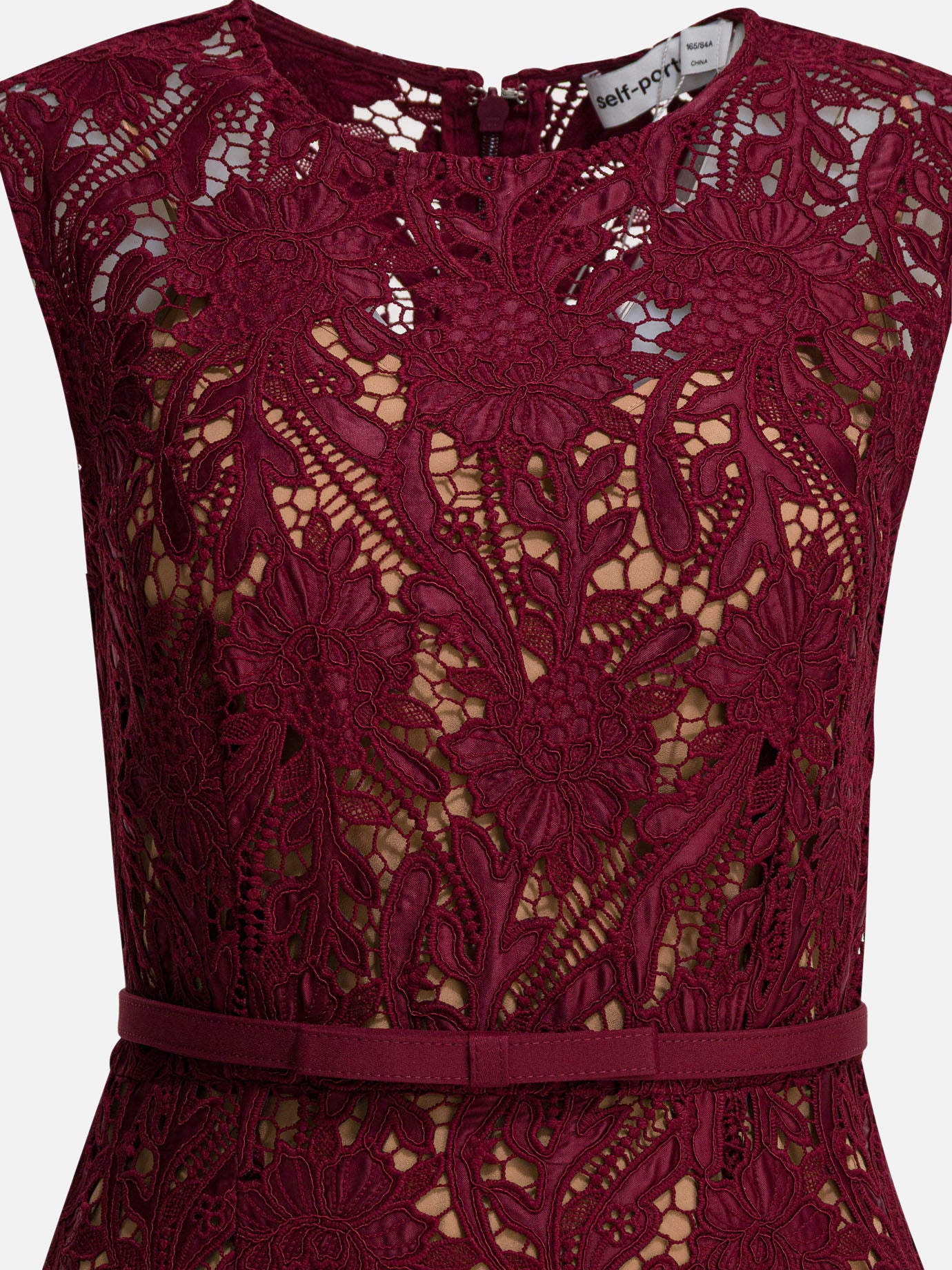 Midi dresses Solid colour  Red - Self-portrait Women | PDP | VIETTI Online Store | thumbnail_3