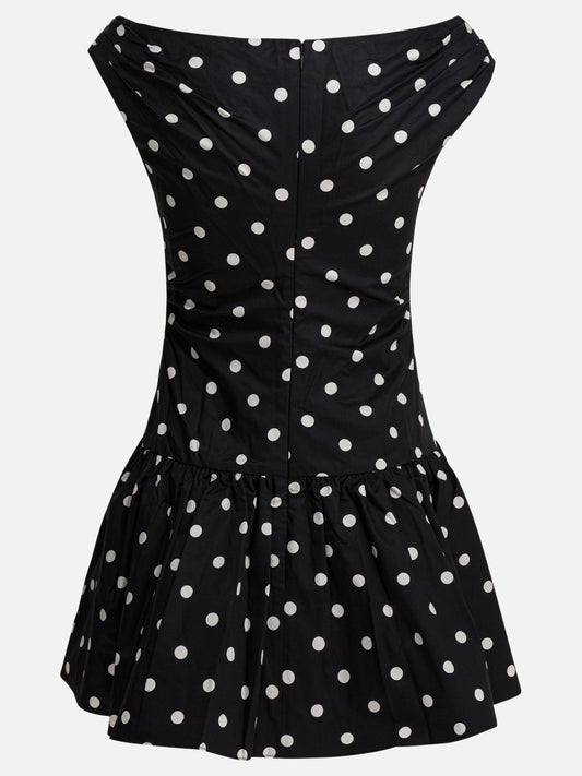 Mini dresses Polka dots  Black - Self-portrait Women | PLP | VIETTI Online Store | 2
