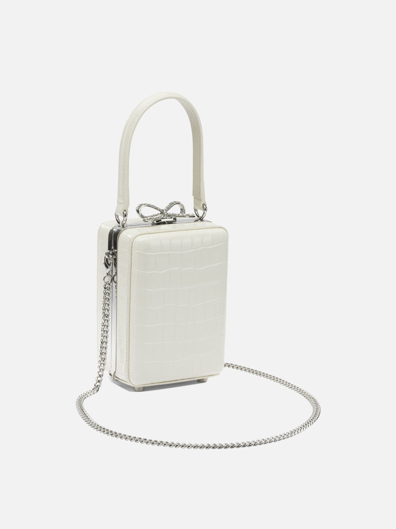 Mini bags 100% leather  White - Self-portrait Women | PDP | VIETTI Online Store | thumbnail_2