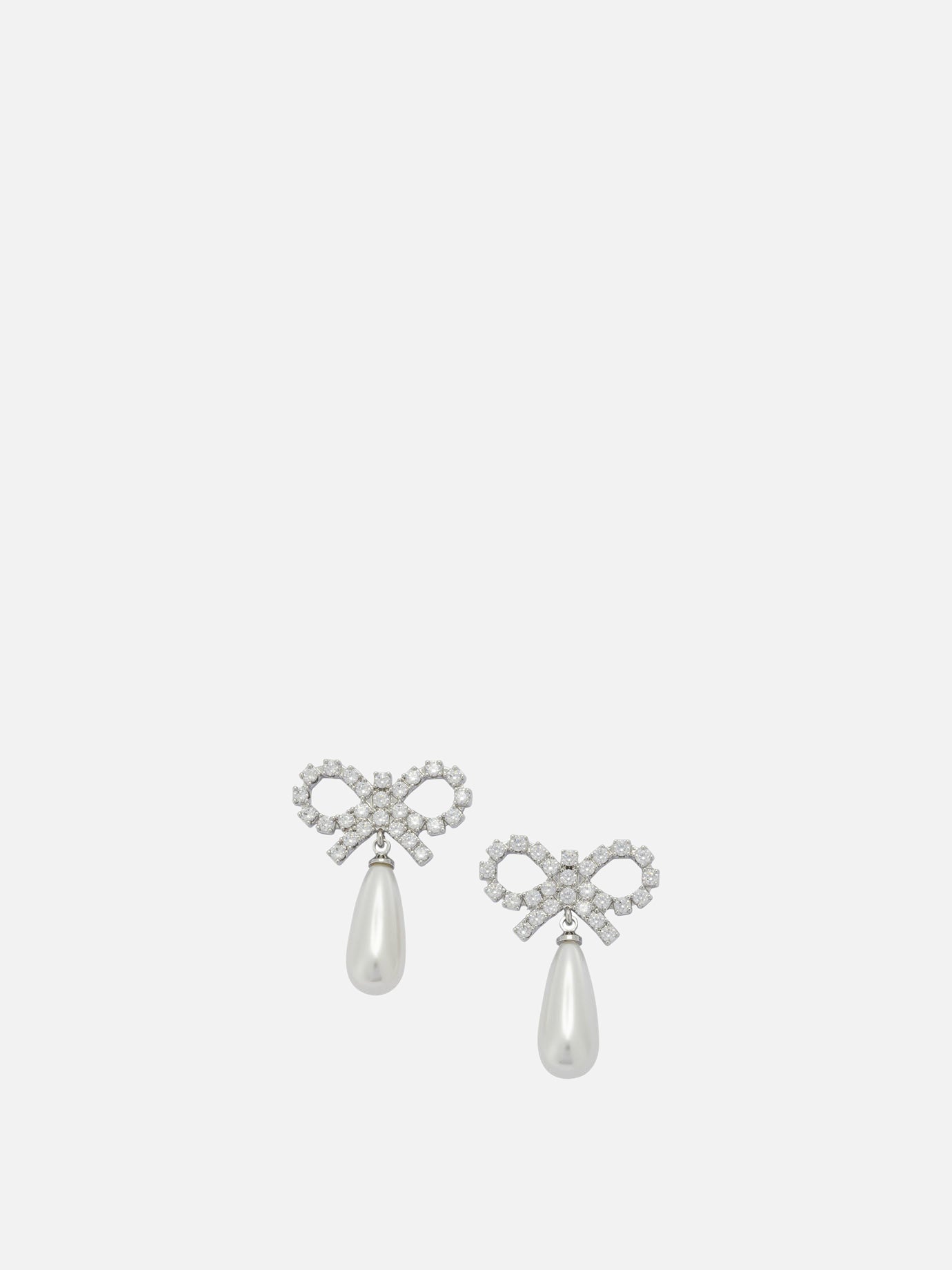 Earrings 100% brass  White - Self-portrait Women | PDP | VIETTI Online Store | Zoom-Modal

