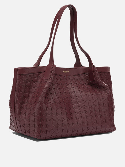Small bags 100% nappa leather  Bordeaux - Serapian Women | PDP | VIETTI Online Store | 2
