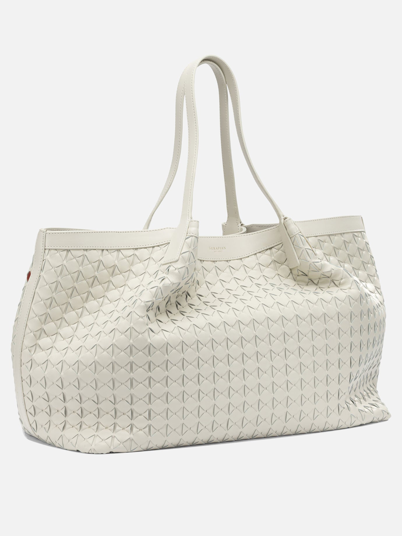 Large bags 100% nappa leather  White - Serapian Women | PDP | VIETTI Online Store | Zoom-Modal_2
