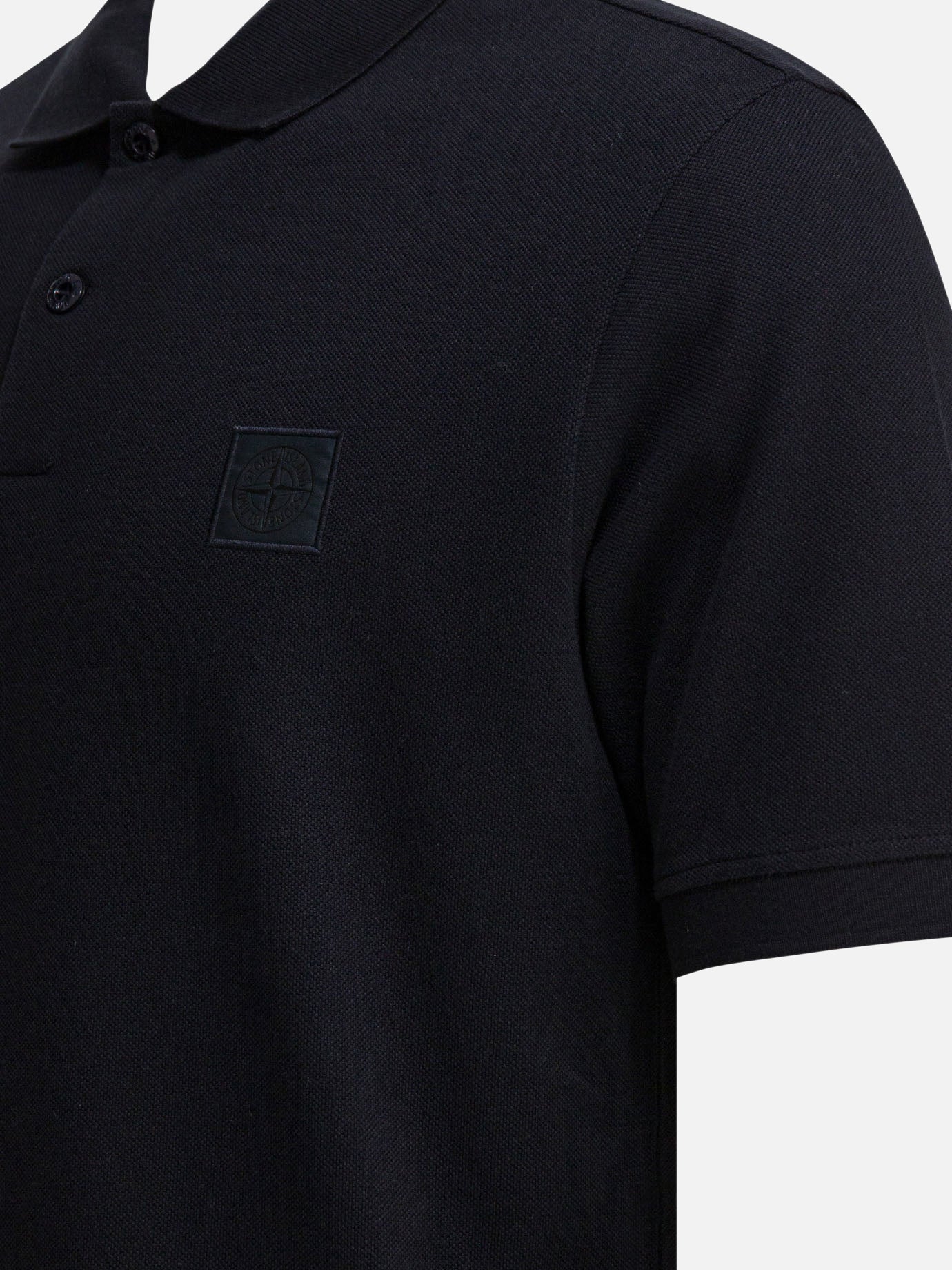 Polo shirts with buttons 100% cotton  Blue - Stone Island Men | PDP | VIETTI Online Store | Zoom-Modal_4

