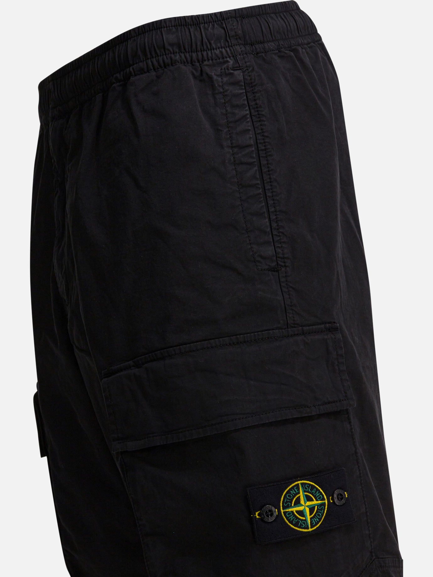 Cargo & parachute trousers 3100020  Black - Stone Island Men | PDP | VIETTI Online Store | thumbnail_4