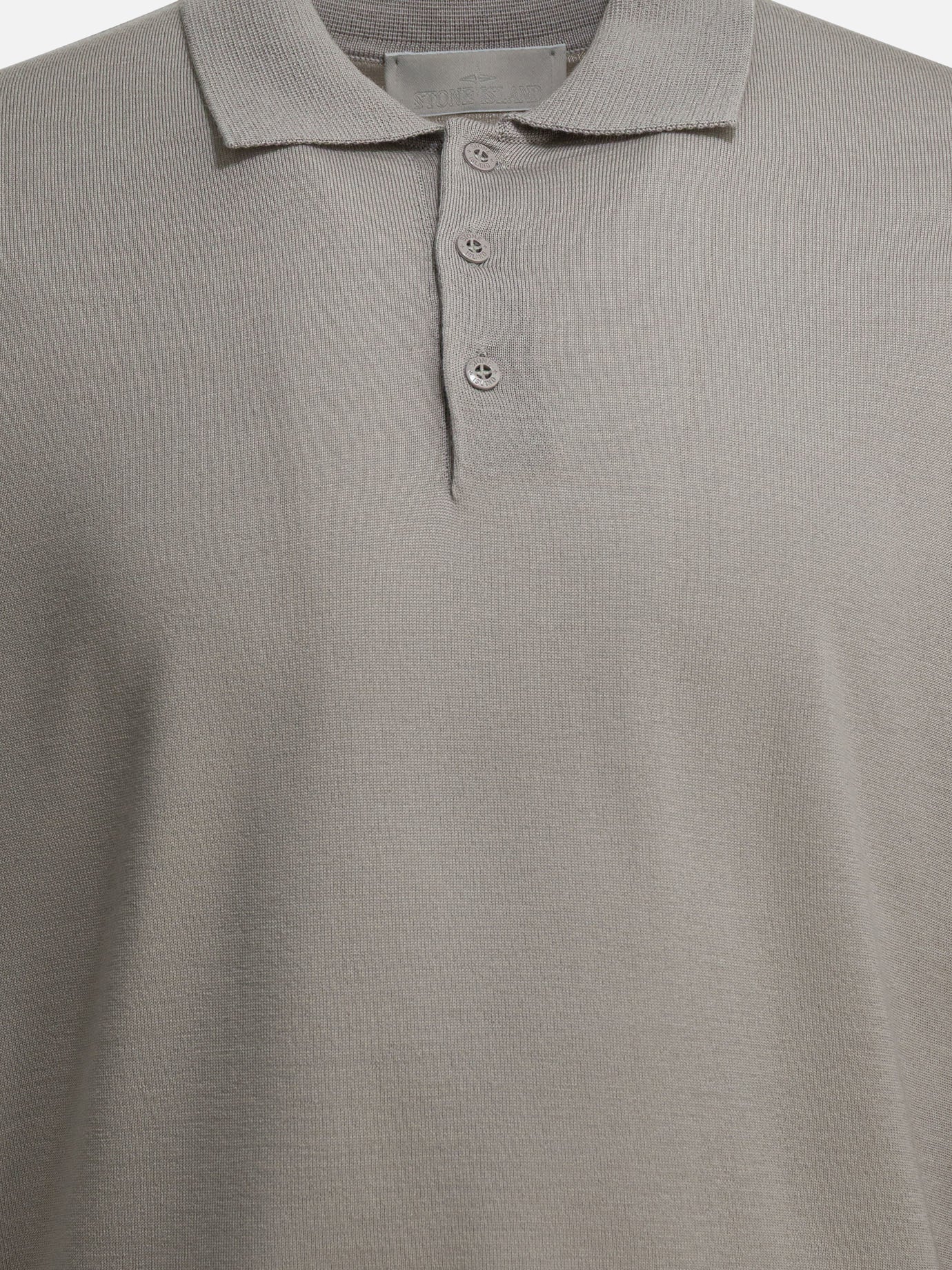 Polo sweater Solid colour  Grey - Stone Island Men | PDP | VIETTI Online Store | thumbnail_3