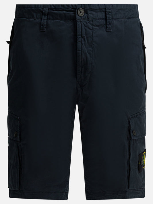 Cargo shorts Logo  Blue - Stone Island Men | PLP | VIETTI Online Store 
