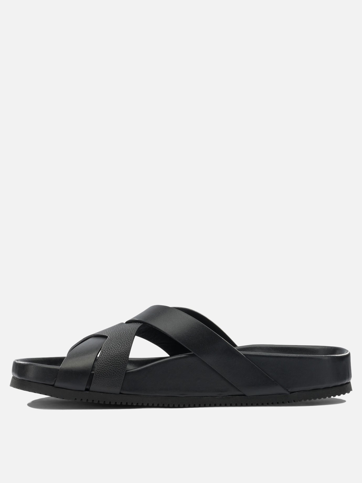 Slides 100% leather - 100% rubber  Black - Tom Ford Men | PDP | VIETTI Online Store | thumbnail_3
