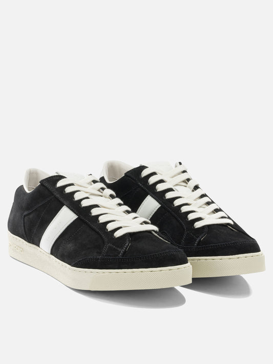 Low top sneakers 100% suede - 100% rubber  Black - Tom Ford Men | PLP | VIETTI Online Store | 2
