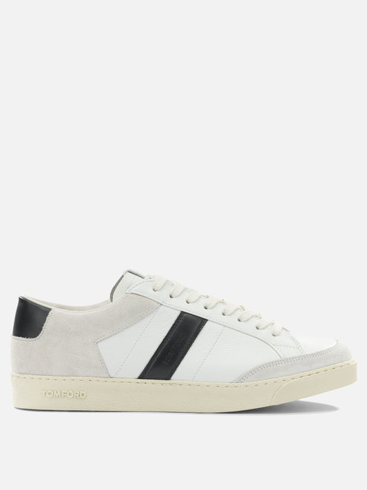 Low top sneakers 100% leather - 100% rubber  White - Tom Ford Men | PLP | VIETTI Online Store 
