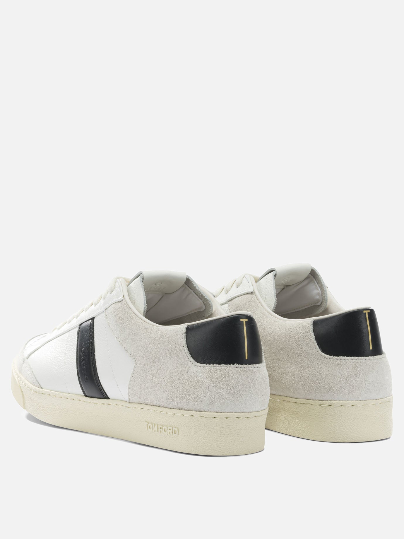 Low top sneakers 100% leather - 100% rubber  White - Tom Ford Men | PDP | VIETTI Online Store | thumbnail_4