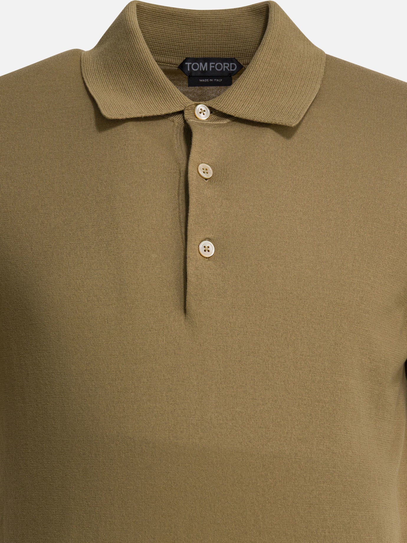 Polo shirts with buttons Solid colour  Beige - Tom Ford Men | PDP | VIETTI Online Store | Zoom-Modal_3
