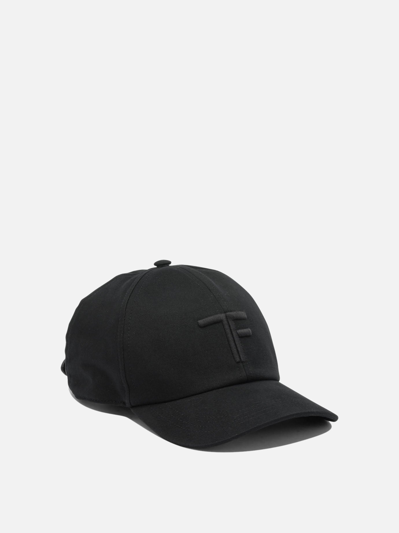 Baseball caps 100% cotton - Other fabric: 100% calf leather  Black - Tom Ford Men | PDP | VIETTI Online Store | Zoom-Modal_2
