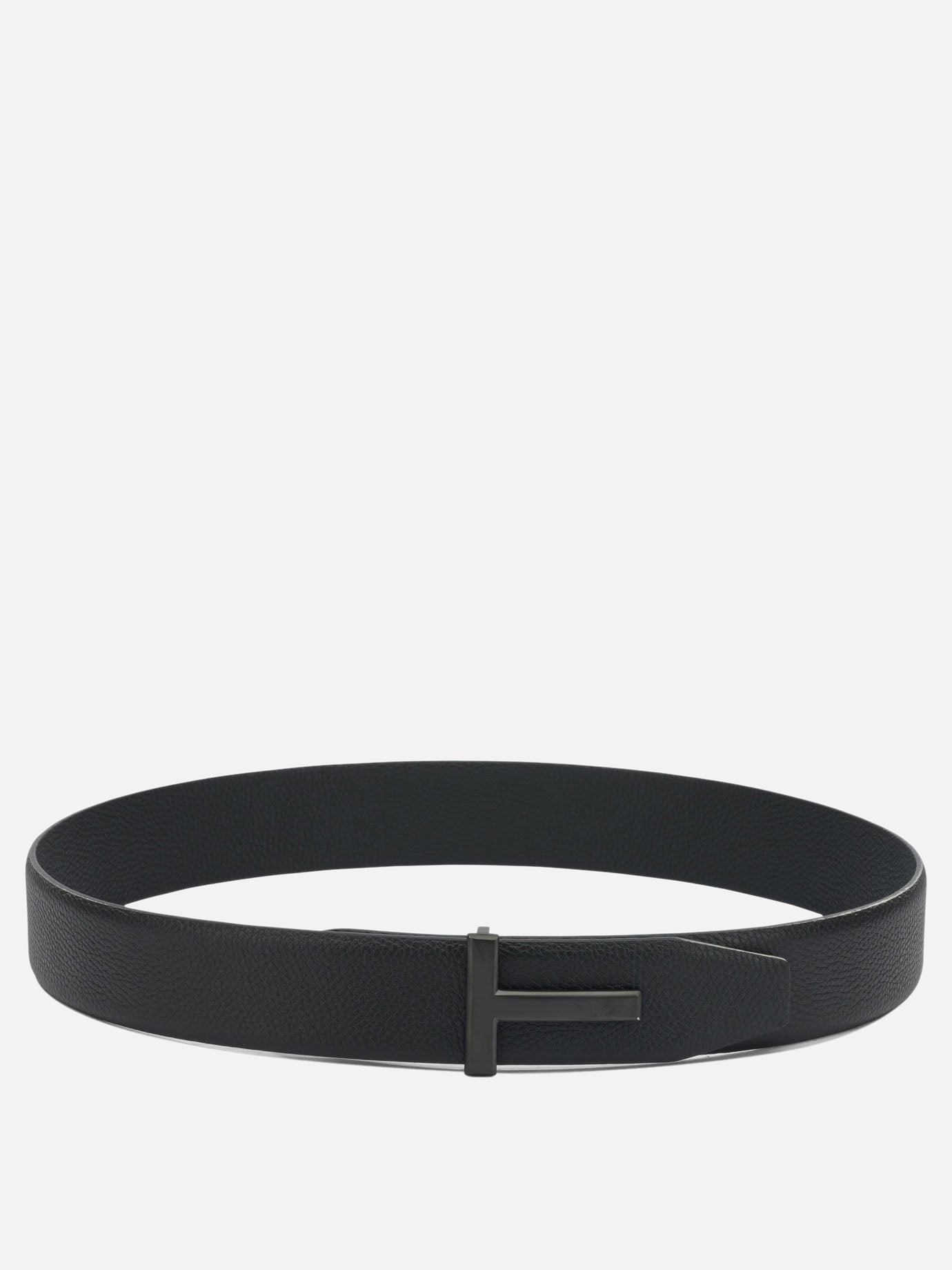Leather belts 100% calf leather - 100% calf leather  Black - Tom Ford Men | PDP | VIETTI Online Store | Zoom-Modal
