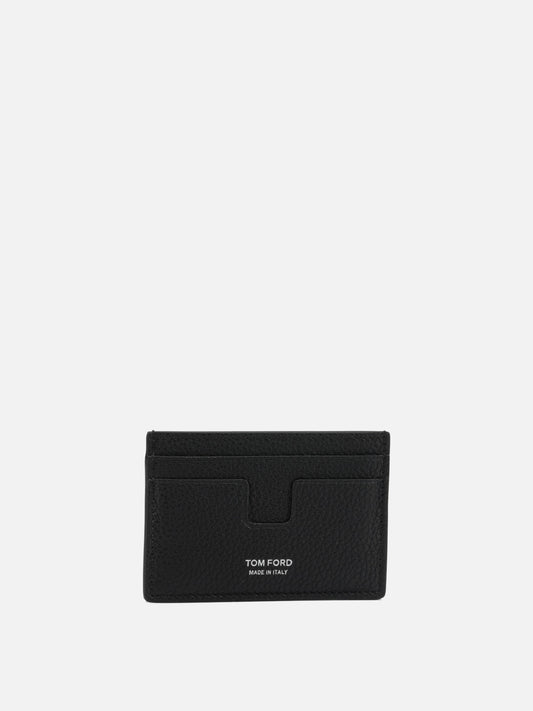 Portacarte 100% calf leather  Nero - Tom Ford Uomo | PLP | VIETTI Online Store 

