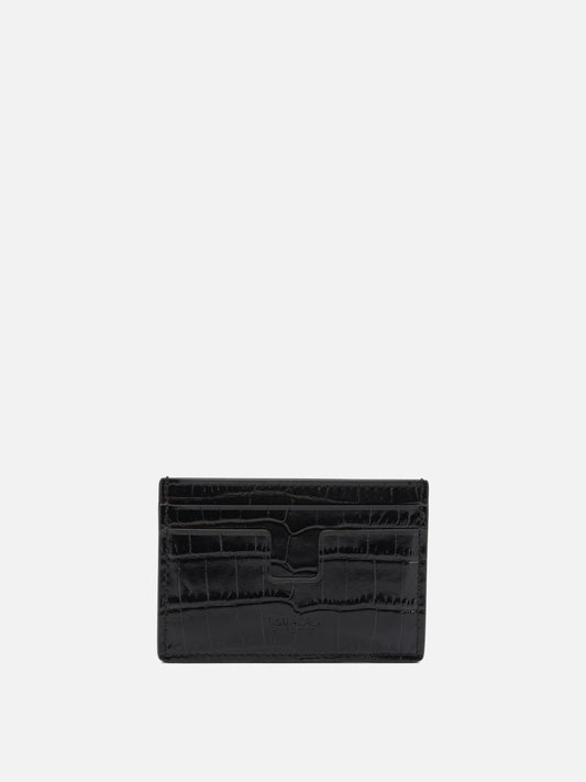 Card holders 100% calf leather - 100 sheep leather  Brown - Tom Ford Men | PDP | VIETTI Online Store 
