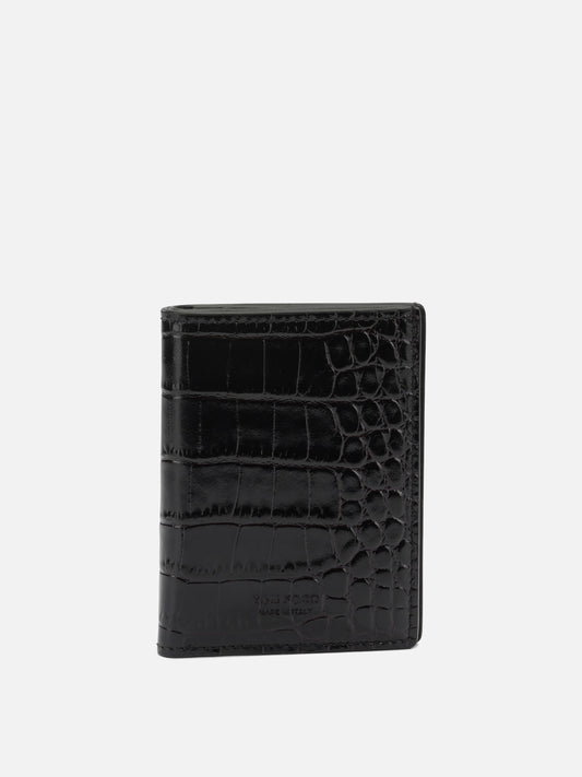 Card holders 100% calf leather - 100 sheep leather  Brown - Tom Ford Men | PDP | VIETTI Online Store 
