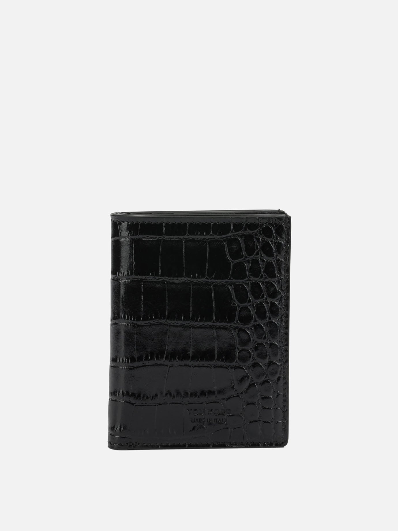 Portacarte 100% calf leather  Nero - Tom Ford Uomo | PDP | VIETTI Online Store | Zoom-Modal

