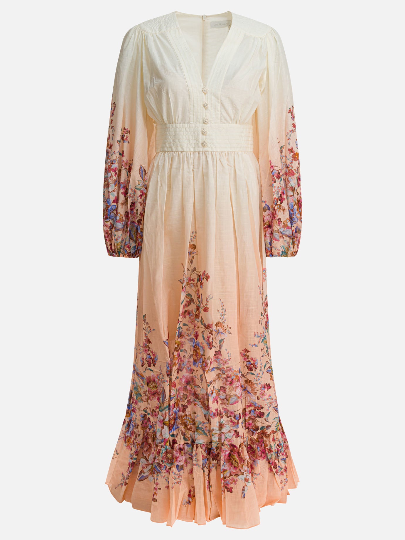 Long dresses Floral  Pink - Zimmermann Women | PDP | VIETTI Online Store | Zoom-Modal
