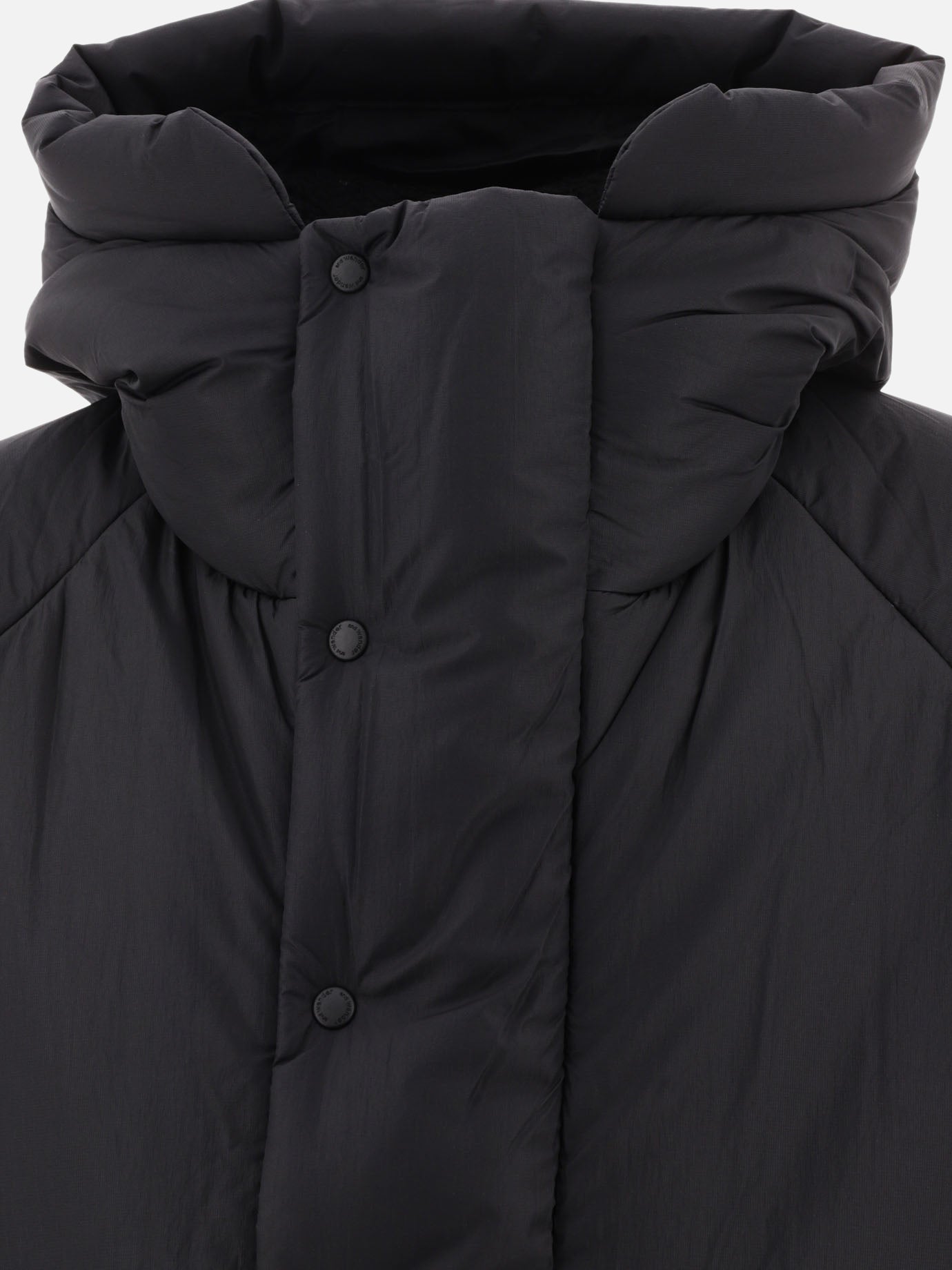 "Maison Kitsuné x And Wander" down jacket