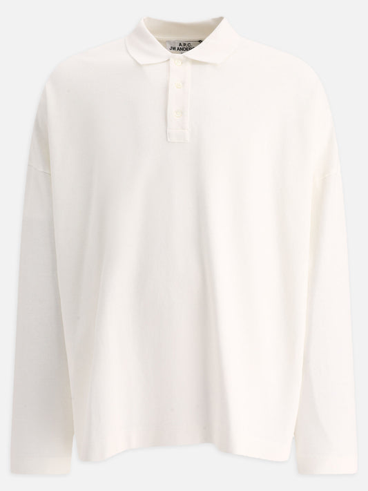 Polo shirts with buttons 100% cotone organico  White - A.P.C. Men | PLP | VIETTI Online Store 
