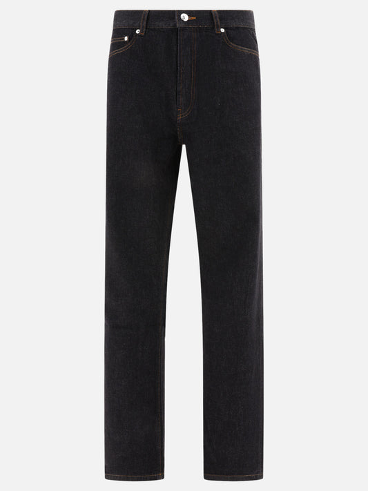 Straight-leg jeans 100% cotone organico  Black - A.P.C. Men | PLP | VIETTI Online Store 
