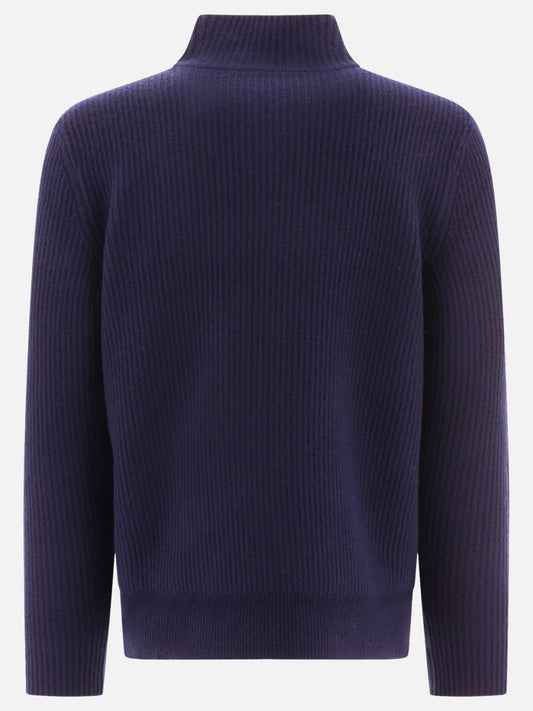 Half zip sweaters 100% lana merino  Blue - A.P.C. Men | PLP | VIETTI Online Store | 2
