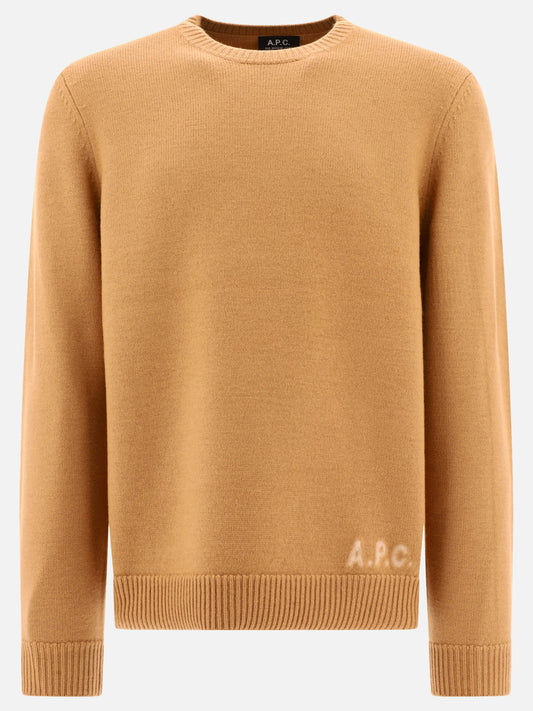 Crewneck sweaters 100% lana merino  Beige - A.P.C. Men | PLP | VIETTI Online Store 
