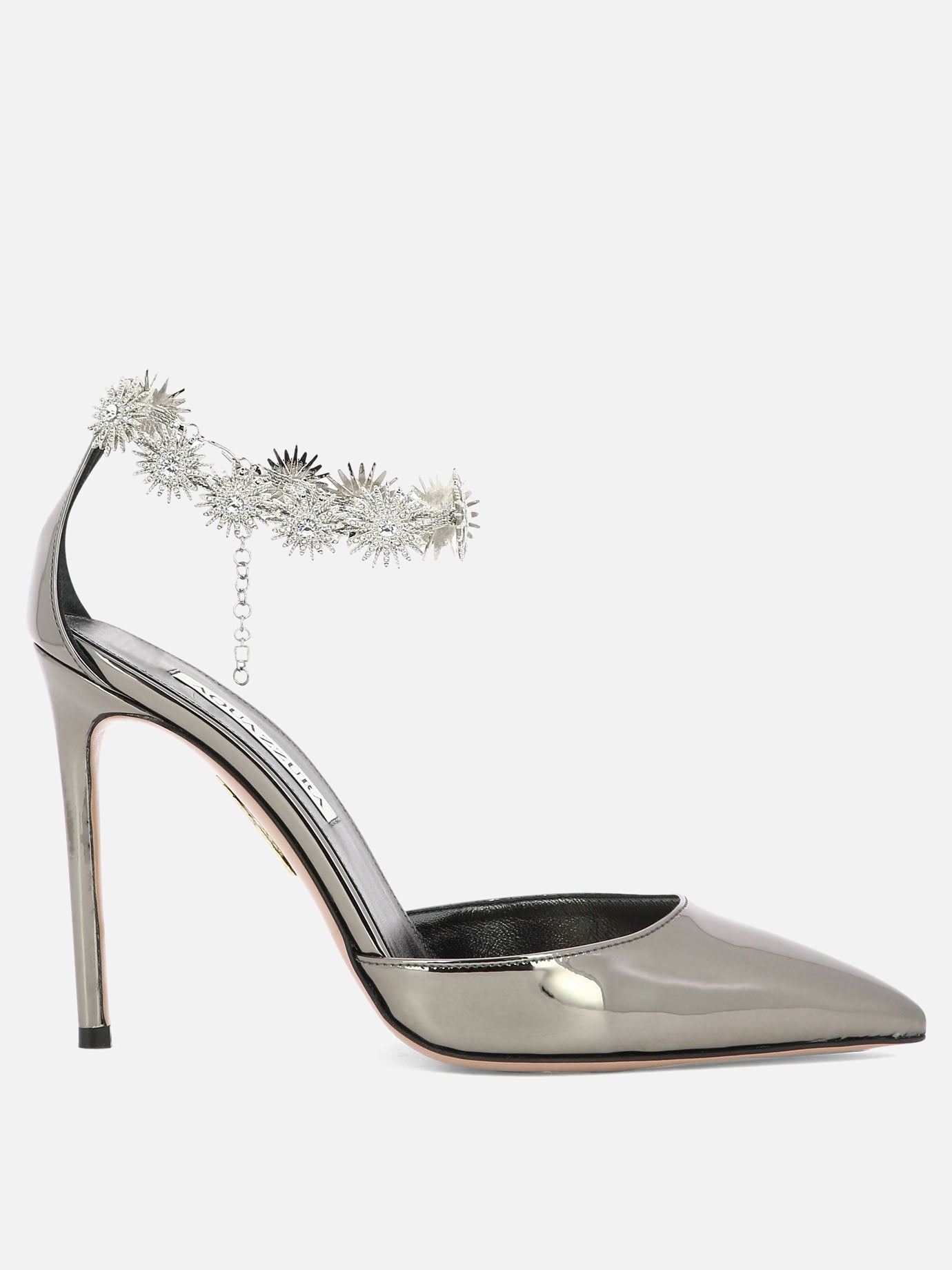 Pumps 100% synthetic leather - 100% leather  Silver - Aquazzura Women | PDP | VIETTI Online Store | Zoom-Modal
