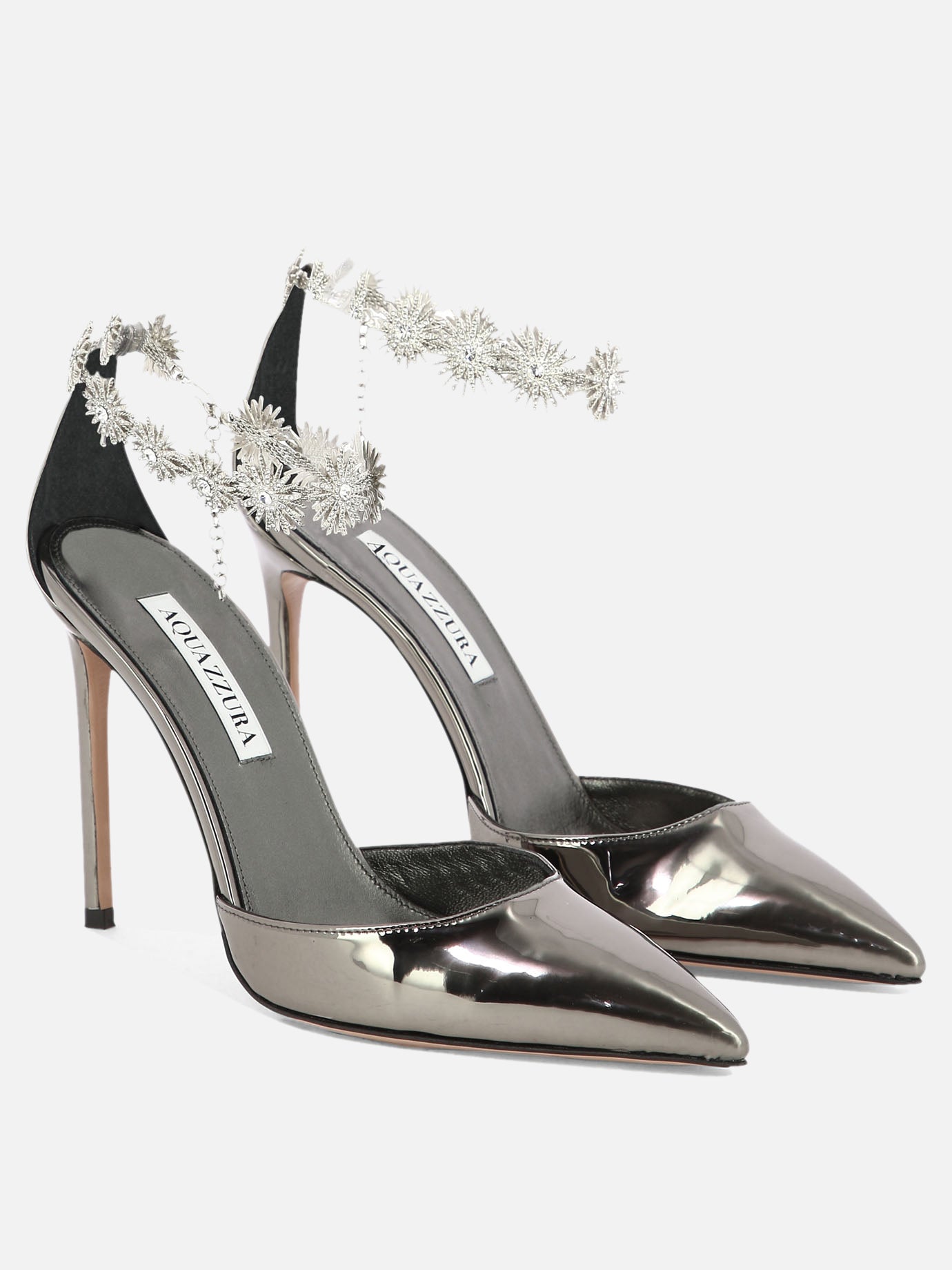 Pumps 100% synthetic leather - 100% leather  Silver - Aquazzura Women | PDP | VIETTI Online Store | Zoom-Modal_2
