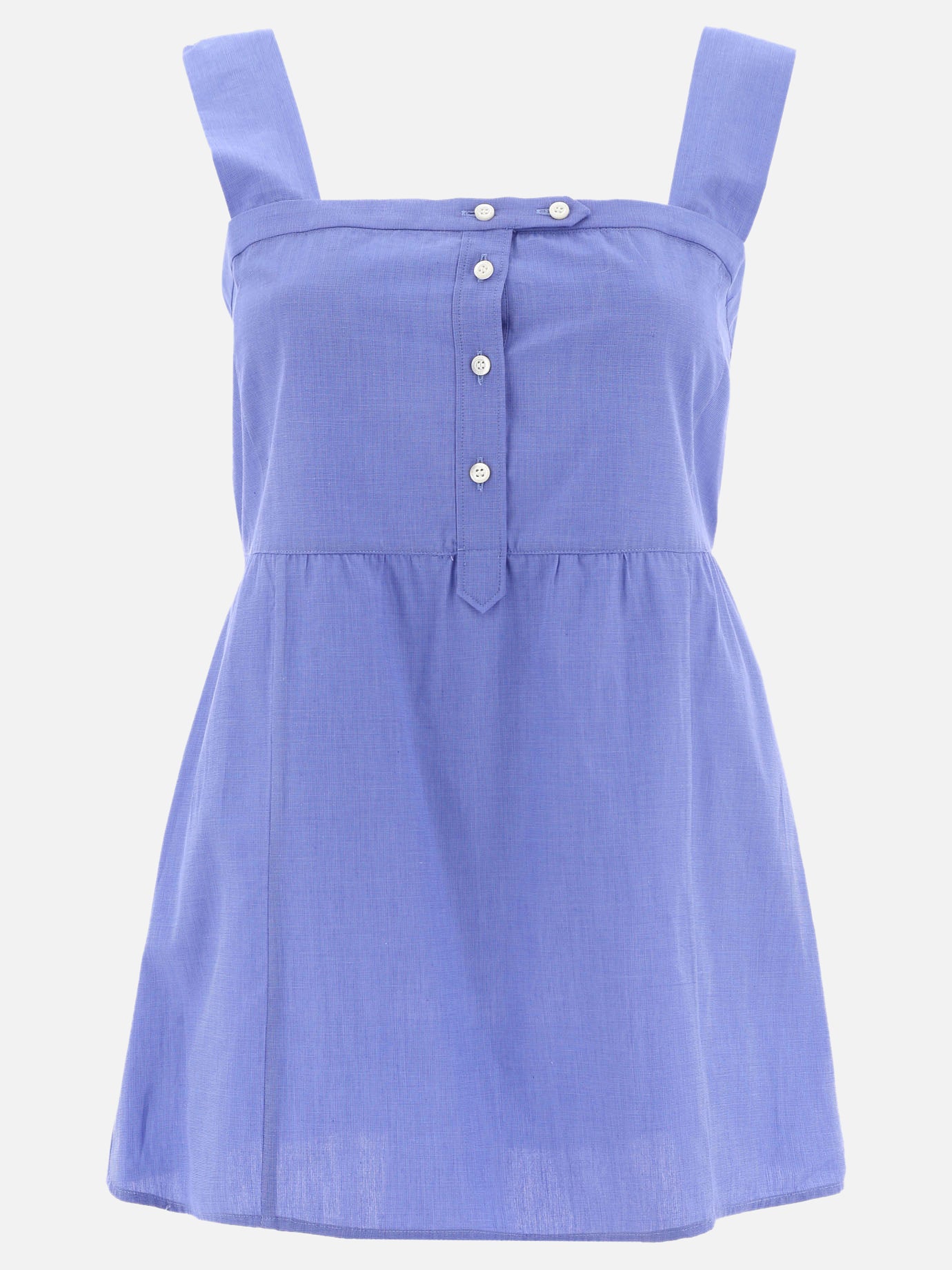 Casual tops 100% cotone  Light blue - Aspesi Women | PDP | VIETTI Online Store | thumbnail