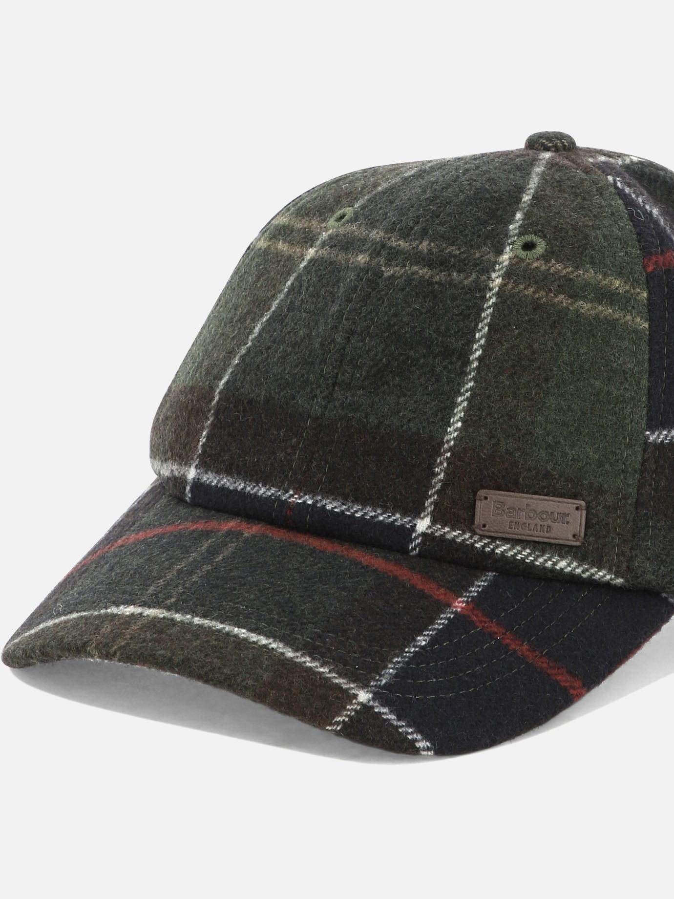 Baseball caps 65% poliestere 20% lana 10% acrilico 5% poliammide  Green - Barbour Men | PDP | VIETTI Online Store | thumbnail_4