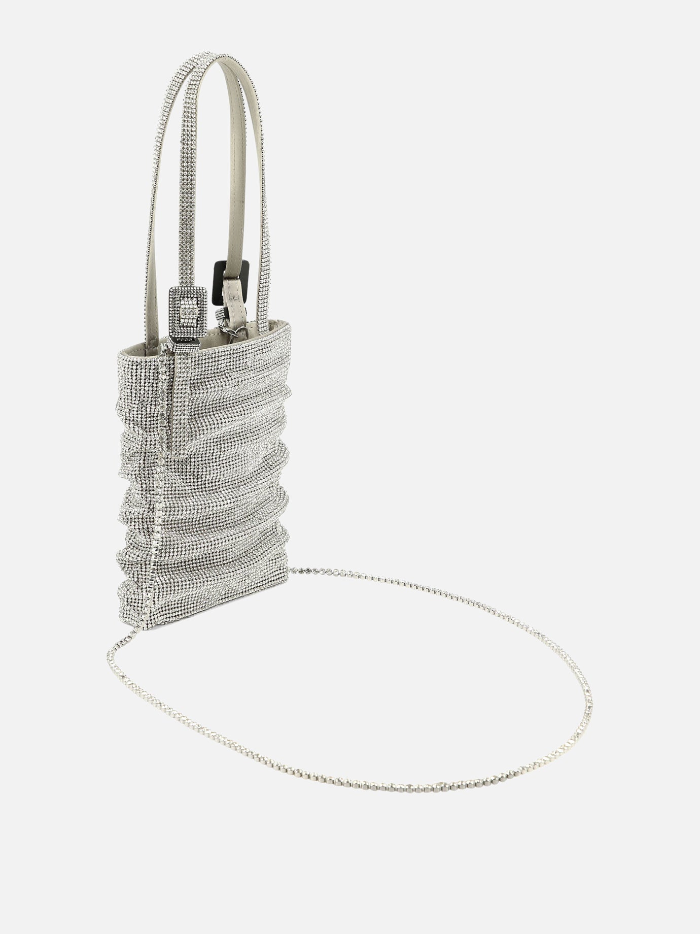 Small bags 100% aluminium mesh  Silver - Benedetta Bruzziches Women | PDP | VIETTI Online Store | Zoom-Modal_2

