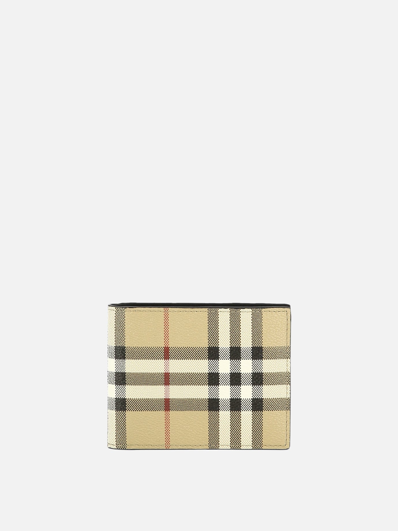 Wallets 71% poliuretano 16% poliestere 12% cotone 1% acrilico  Beige - Burberry Men | PDP | VIETTI Online Store | thumbnail