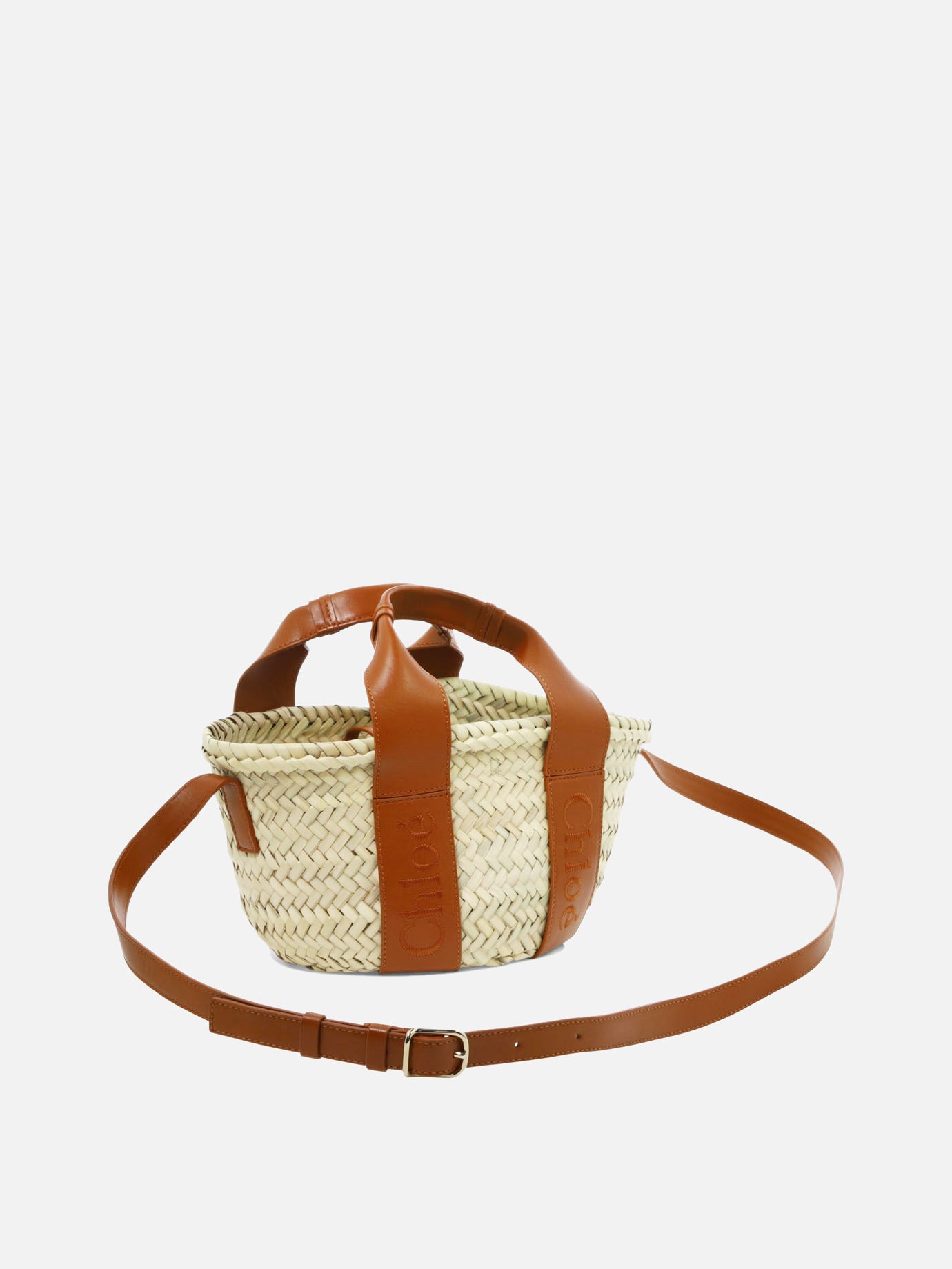 Small bags 70% rafia 30% pelle di vitello  Brown - Chloé Women | PDP | VIETTI Online Store | thumbnail_2