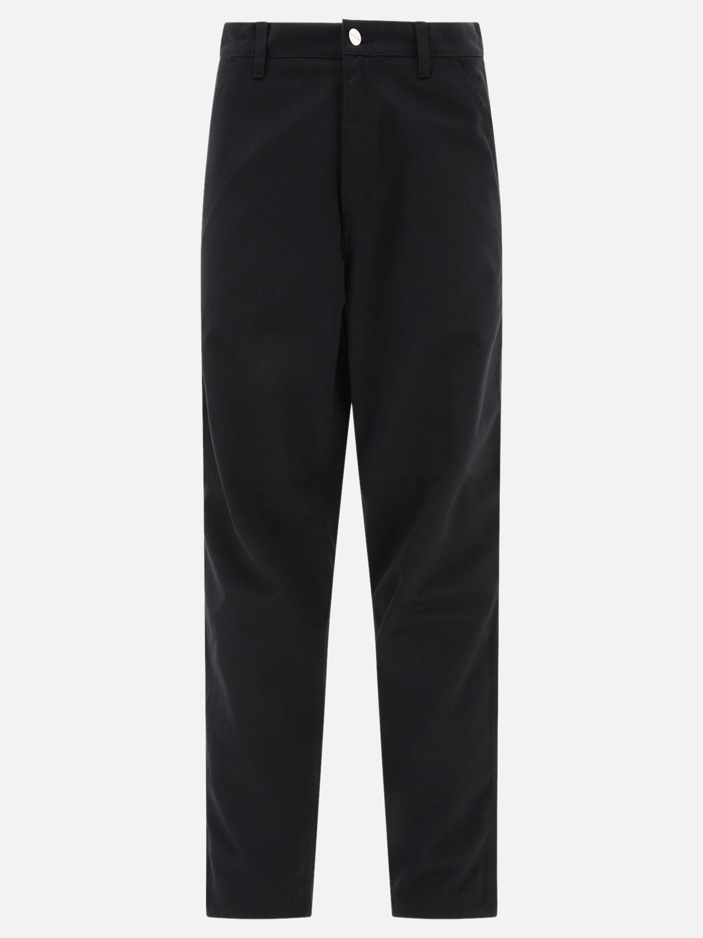Leisure trousers 65% polyester 35% cotton  Black - Carhartt WIP Men | PDP | VIETTI Online Store | thumbnail