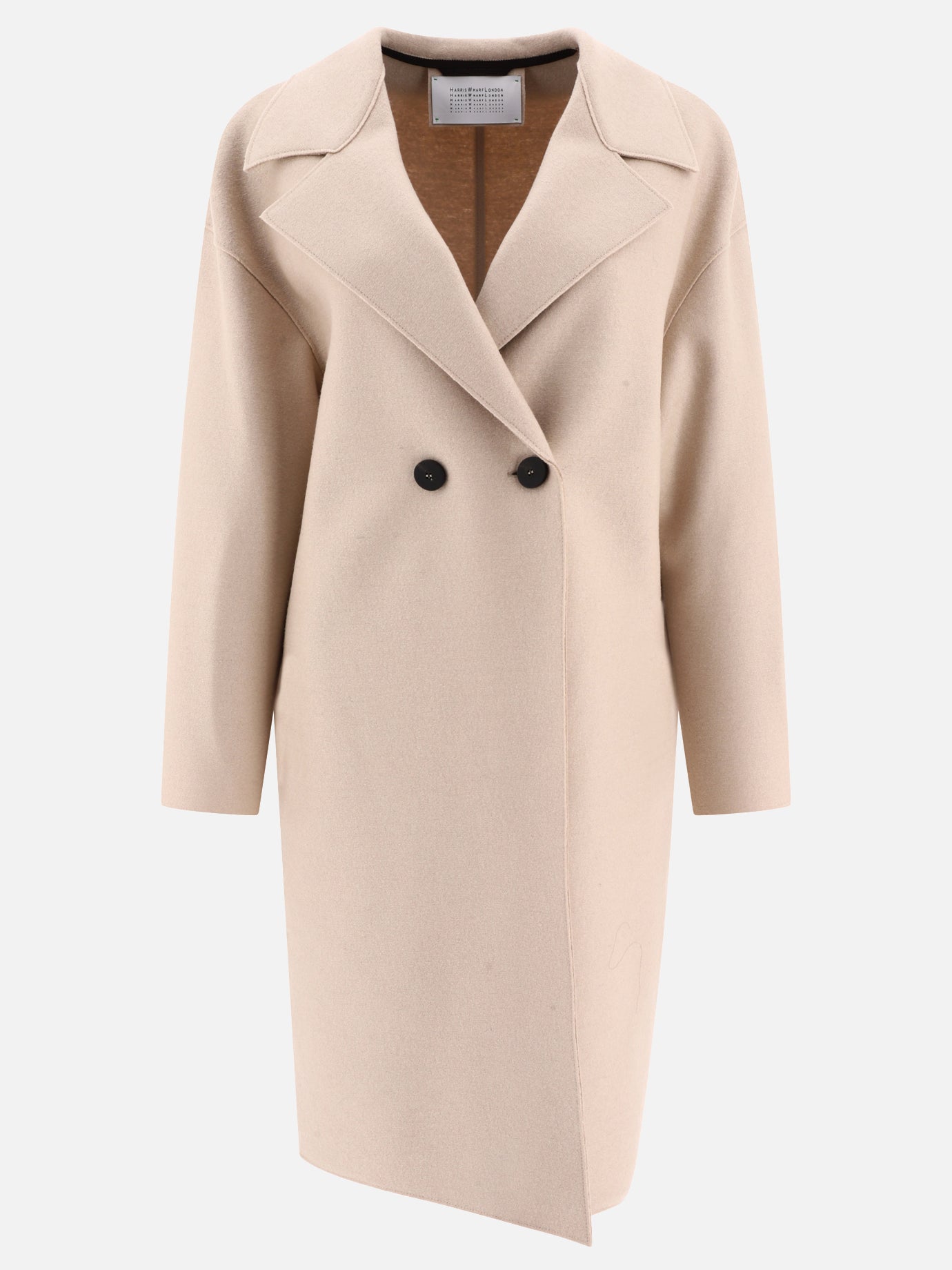 Long coats 100% virgin wool  Beige - Harris Wharf London Women | PDP | VIETTI Online Store | thumbnail