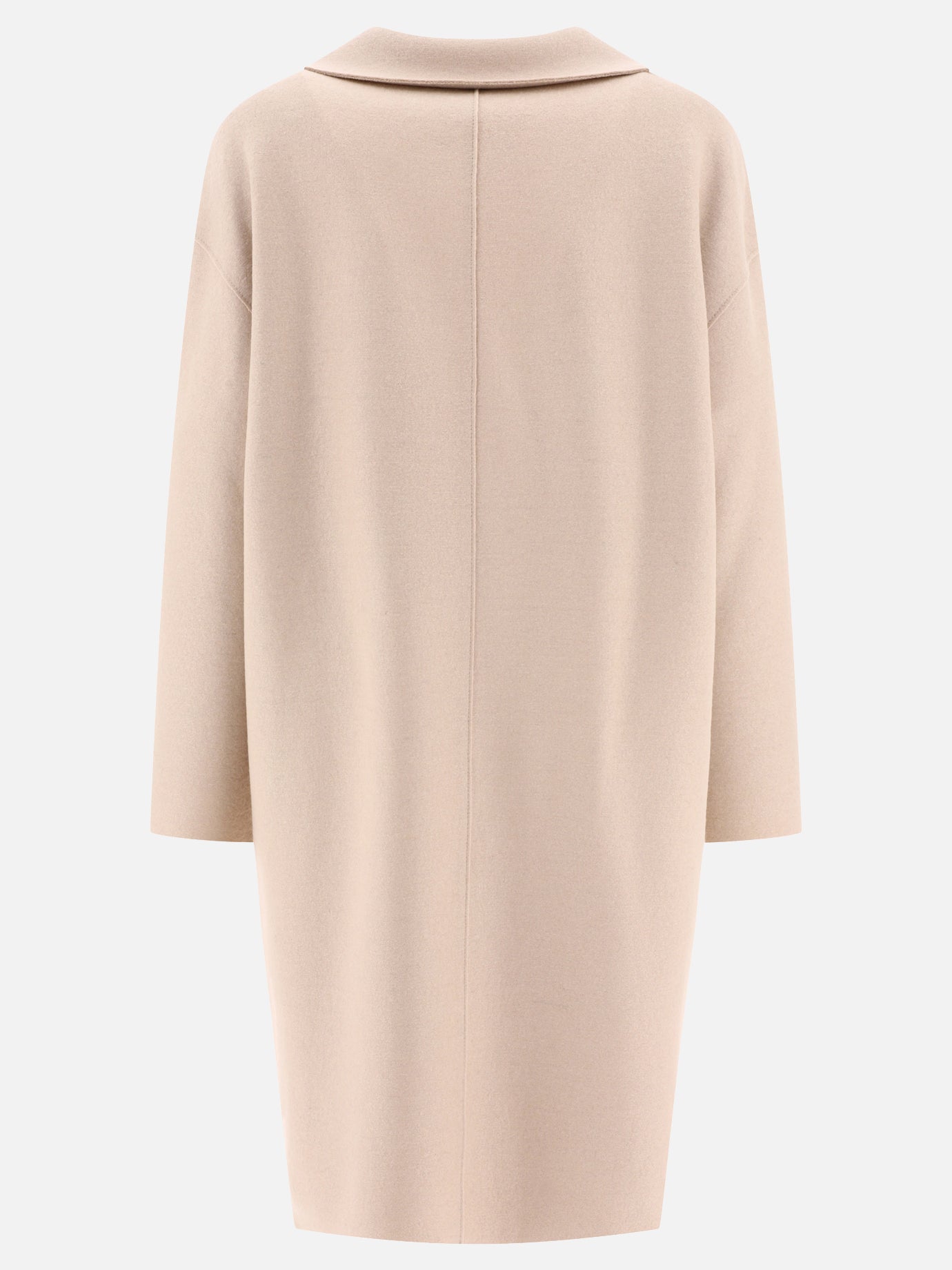 Long coats 100% virgin wool  Beige - Harris Wharf London Women | PDP | VIETTI Online Store | Zoom-Modal_2
