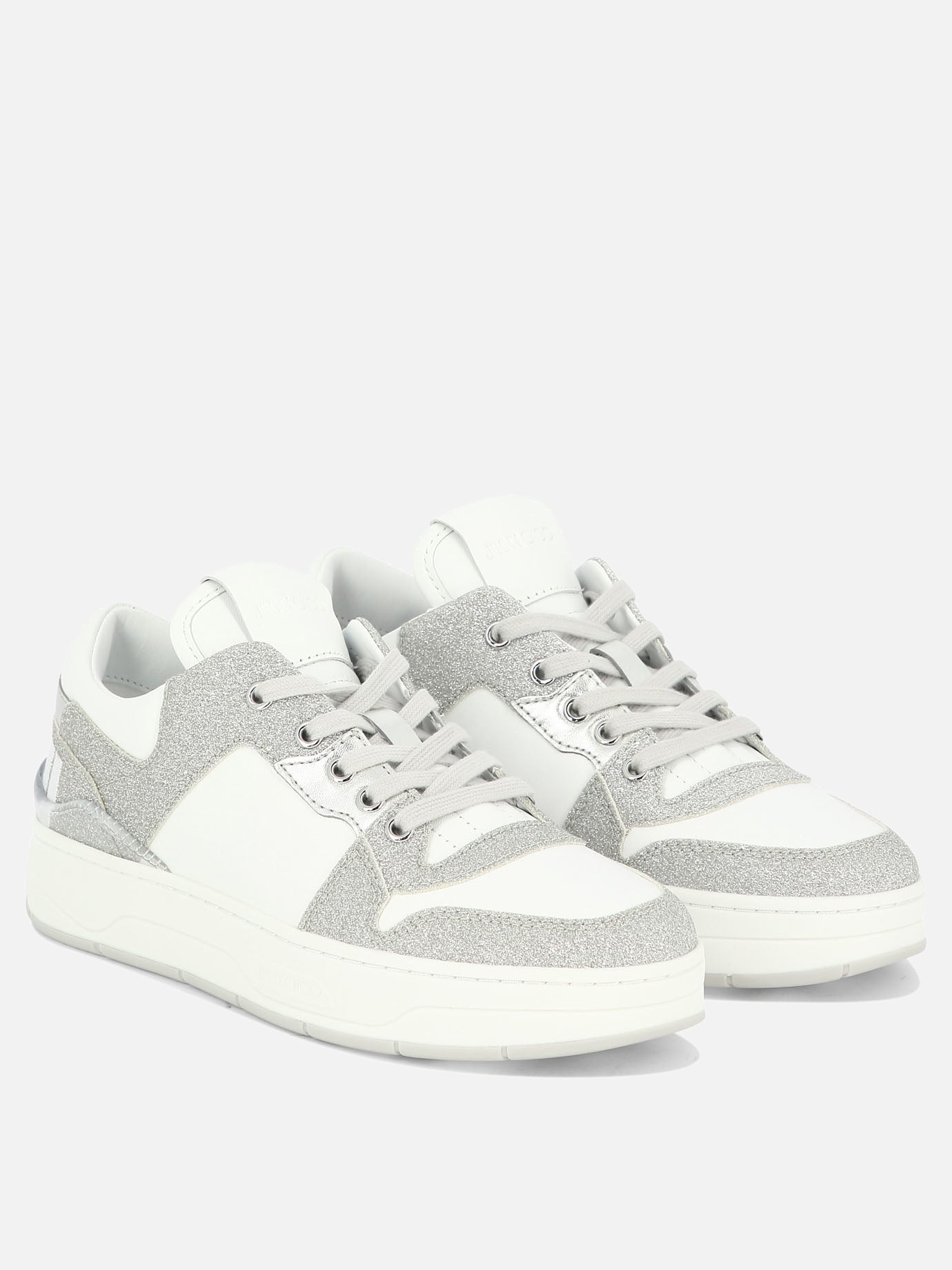 Low top sneakers 100% pelle - 100% gomma  White - Jimmy Choo Women | PDP | VIETTI Online Store | Zoom-Modal_2
