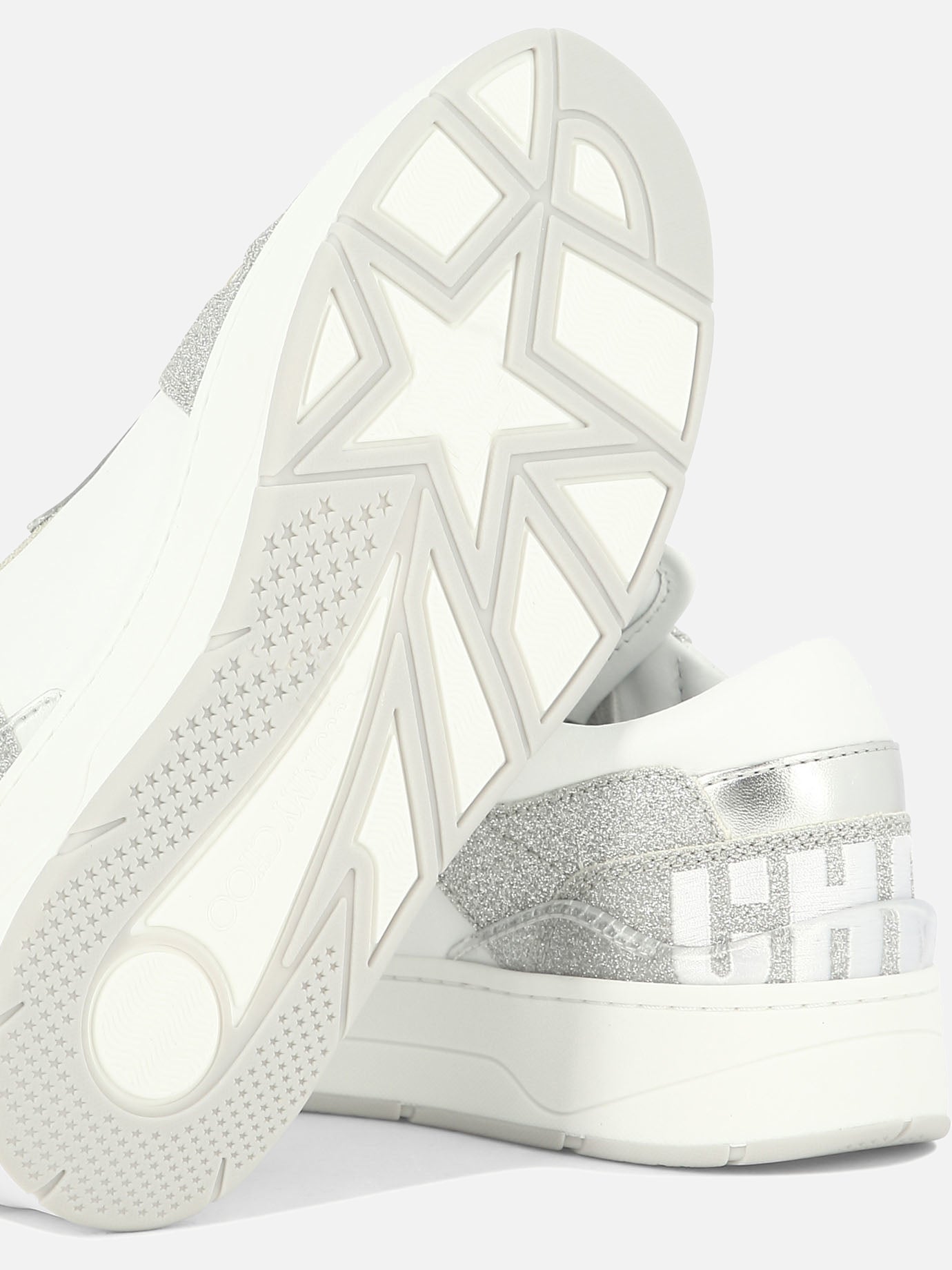 Low top sneakers 100% pelle - 100% gomma  White - Jimmy Choo Women | PDP | VIETTI Online Store | Zoom-Modal_5
