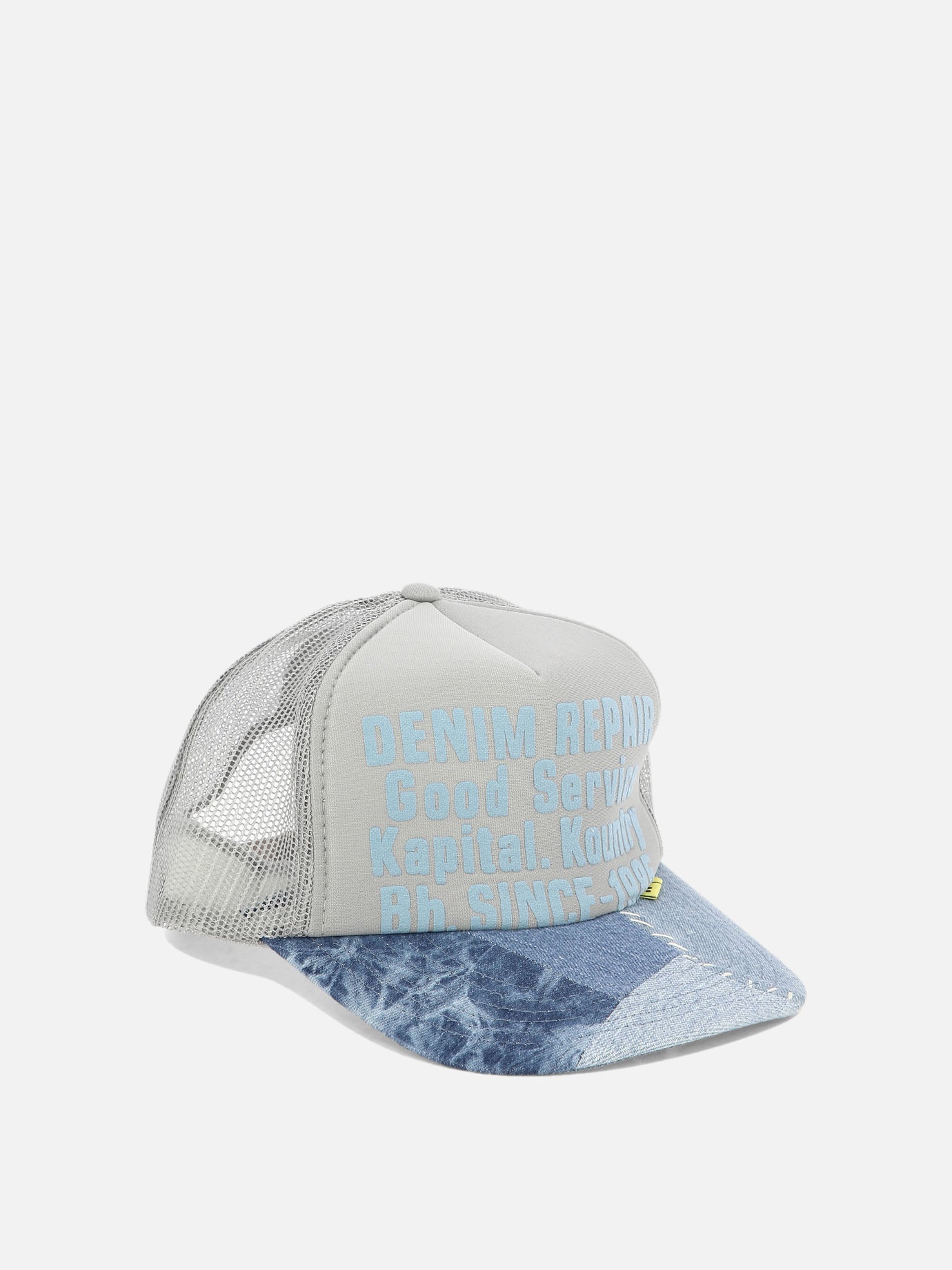 Trucker caps 100% poliestere  Grey - KAPITAL Men | PDP | VIETTI Online Store | Zoom-Modal_2
