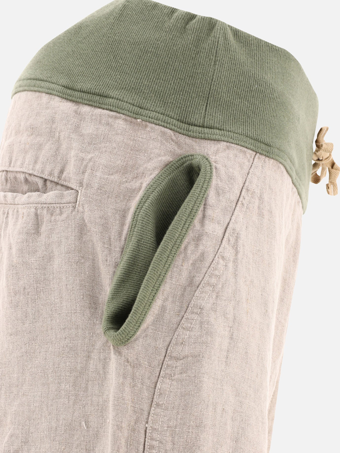 Leisure trousers 100% linen  Beige - KAPITAL Men | PDP | VIETTI Online Store | Zoom-Modal_4
