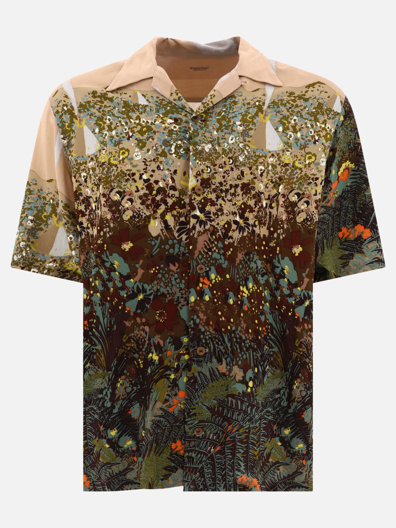 Casual shirts 100% rayon  Beige - KAPITAL Men | PDP | VIETTI Online Store | thumbnail