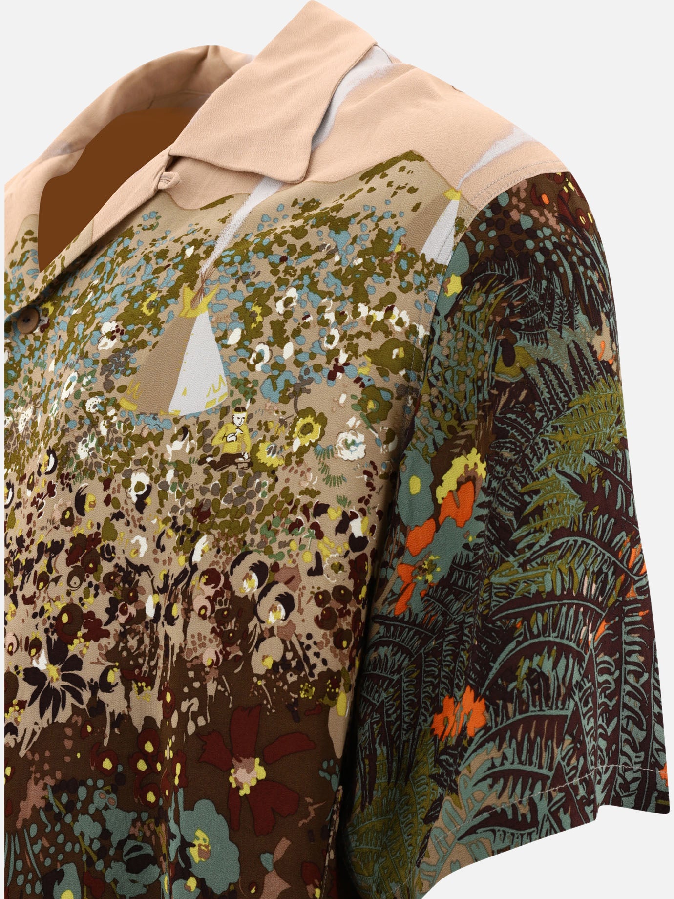 Casual shirts 100% rayon  Beige - KAPITAL Men | PDP | VIETTI Online Store | Zoom-Modal_4
